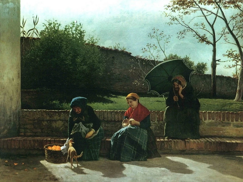 1838-Guido Carmignani - La Fruttarola di Barriera Farini, 1880